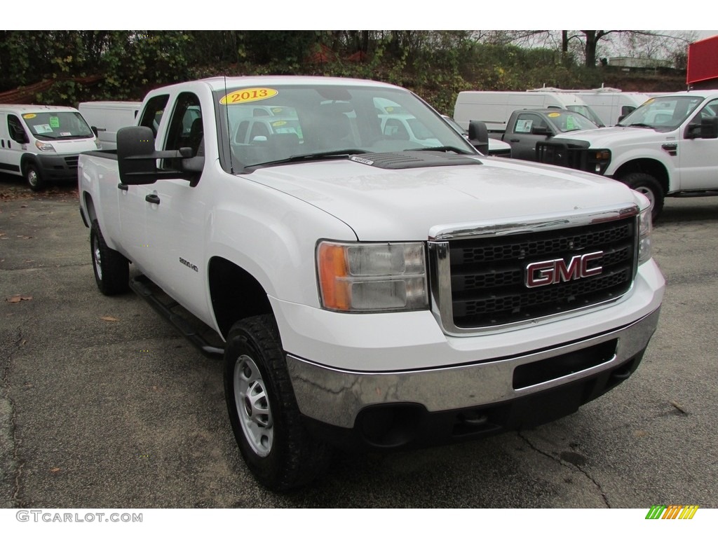 2013 Sierra 2500HD Crew Cab 4x4 - Summit White / Dark Titanium photo #3