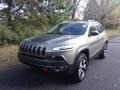 2017 Light Brownstone Pearl Jeep Cherokee Trailhawk 4x4  photo #2