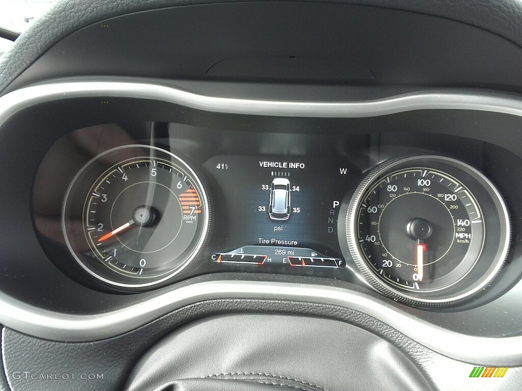 2017 Jeep Cherokee Trailhawk 4x4 Gauges Photo #117377533