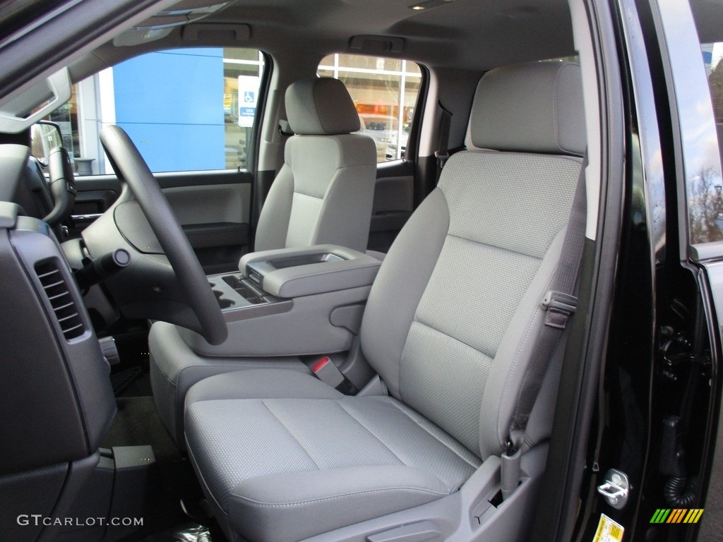 2017 Silverado 1500 Custom Double Cab 4x4 - Black / Dark Ash/Jet Black photo #14