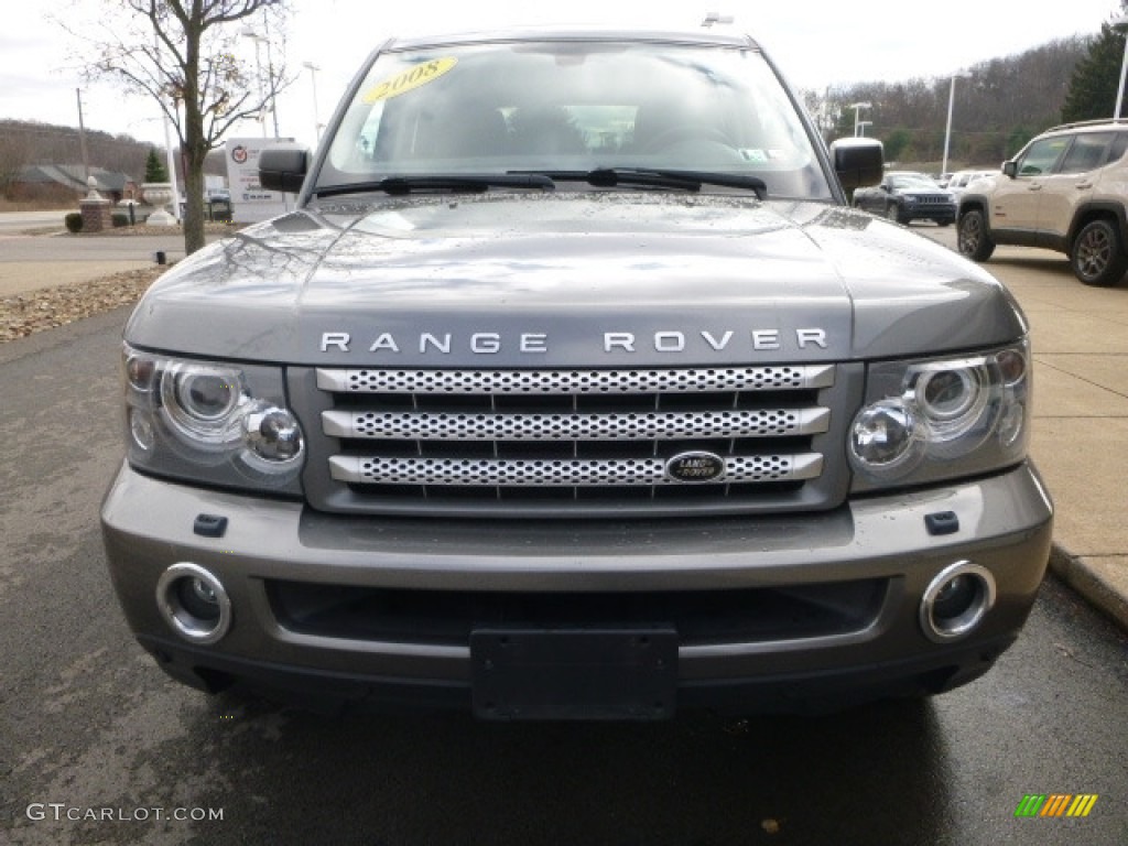 2008 Range Rover Sport Supercharged - Stornoway Grey Metallic / Ebony Black photo #5