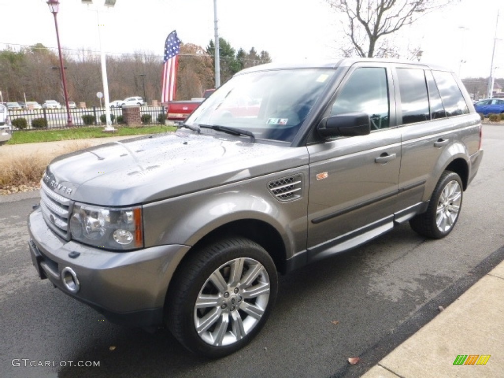 2008 Range Rover Sport Supercharged - Stornoway Grey Metallic / Ebony Black photo #6