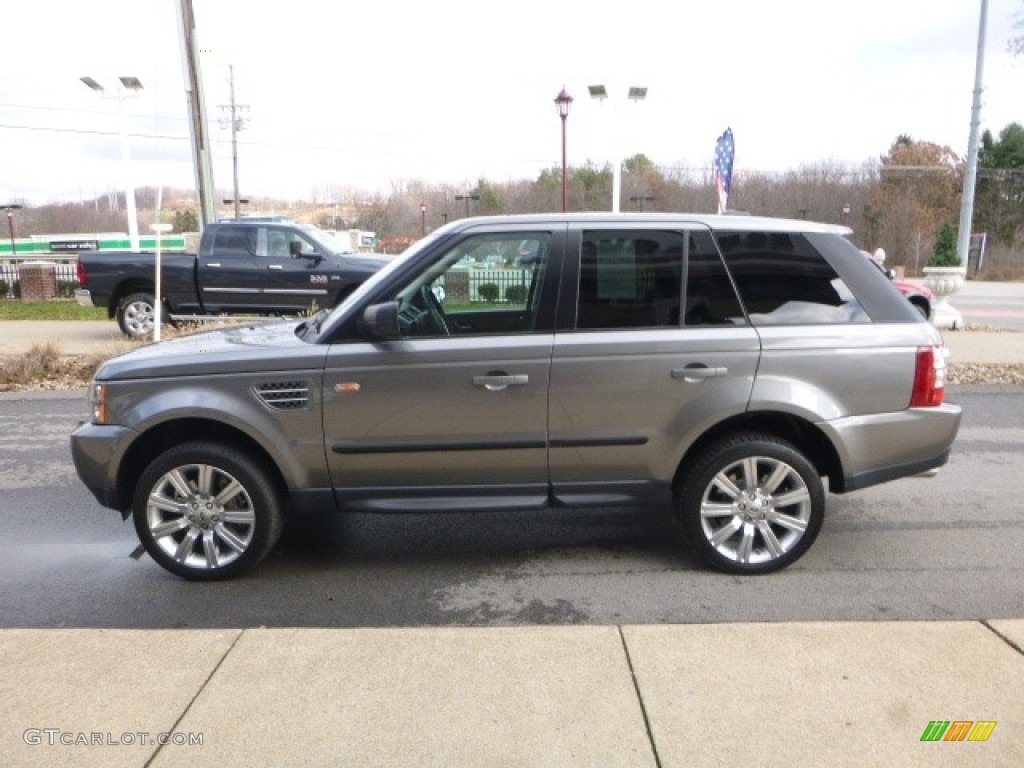 2008 Range Rover Sport Supercharged - Stornoway Grey Metallic / Ebony Black photo #7