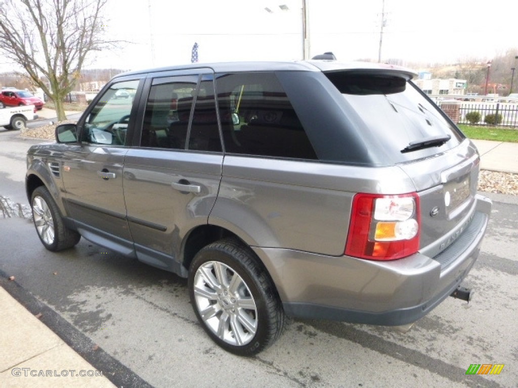 2008 Range Rover Sport Supercharged - Stornoway Grey Metallic / Ebony Black photo #8