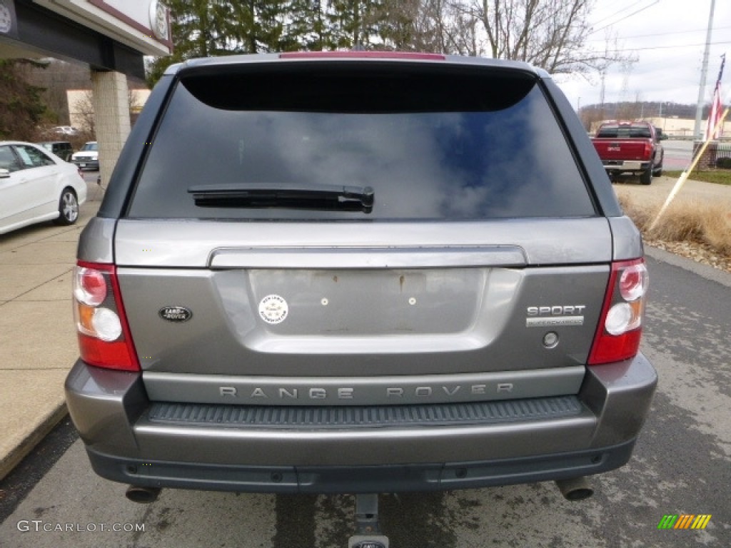 2008 Range Rover Sport Supercharged - Stornoway Grey Metallic / Ebony Black photo #9