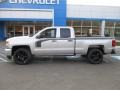 Silver Ice Metallic - Silverado 1500 Custom Double Cab 4x4 Photo No. 2