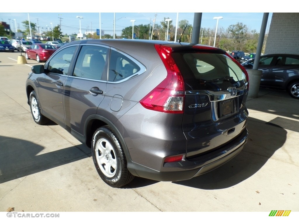 2016 CR-V LX AWD - Modern Steel Metallic / Gray photo #2