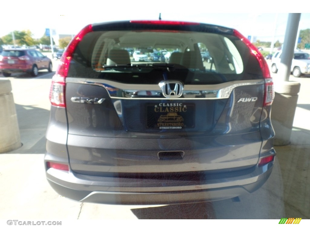 2016 CR-V LX AWD - Modern Steel Metallic / Gray photo #4