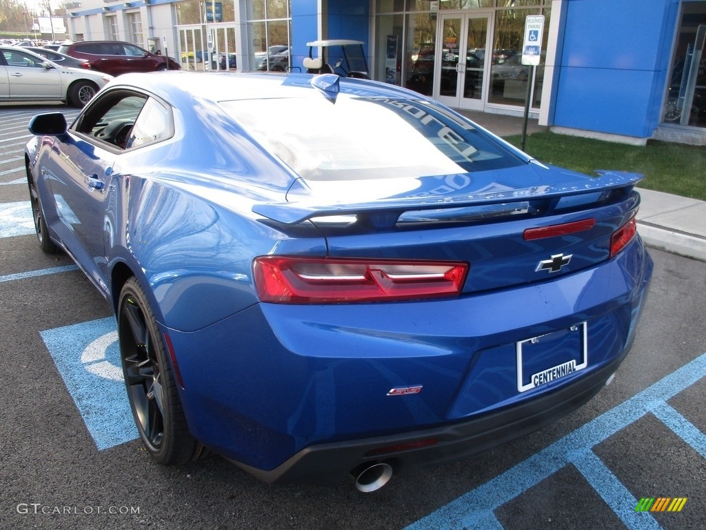 2017 Camaro SS Coupe - Hyper Blue Metallic / Jet Black photo #4