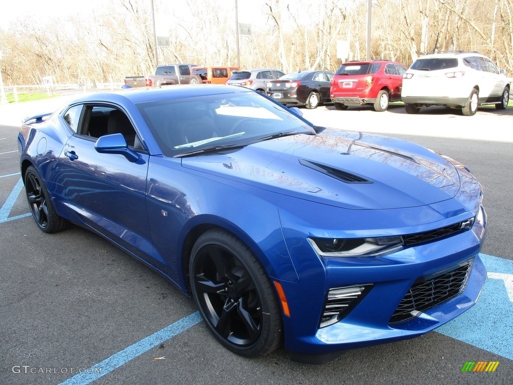 Hyper Blue Metallic 2017 Chevrolet Camaro SS Coupe Exterior Photo #117381178