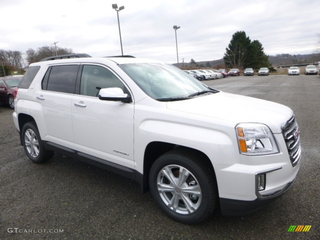 2017 Terrain SLE AWD - White Frost Tricoat / Jet Black photo #11