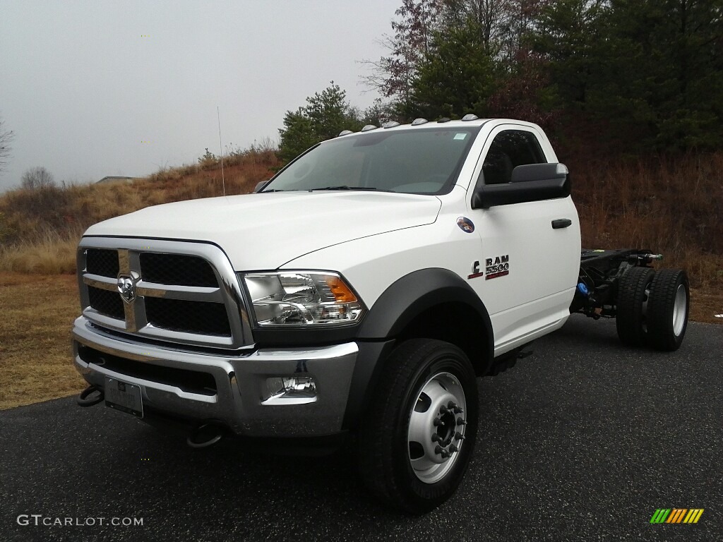 Bright White 2017 Ram 5500 Tradesman Regular Cab 4x4 Chassis Exterior Photo #117383647