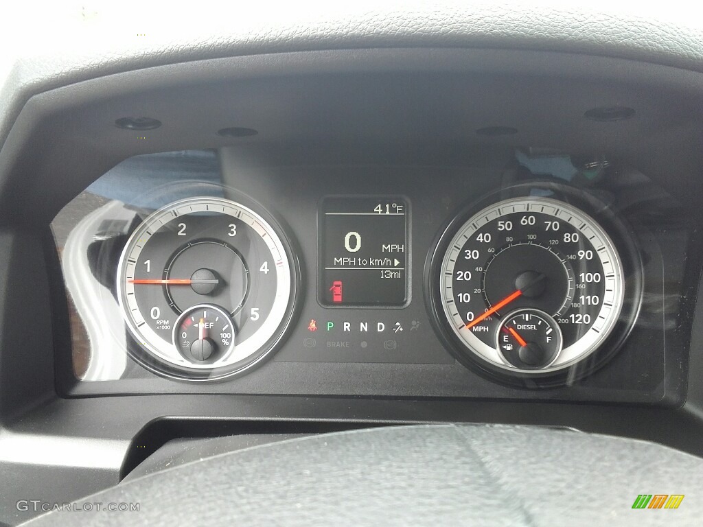2017 Ram 5500 Tradesman Regular Cab 4x4 Chassis Gauges Photo #117383983