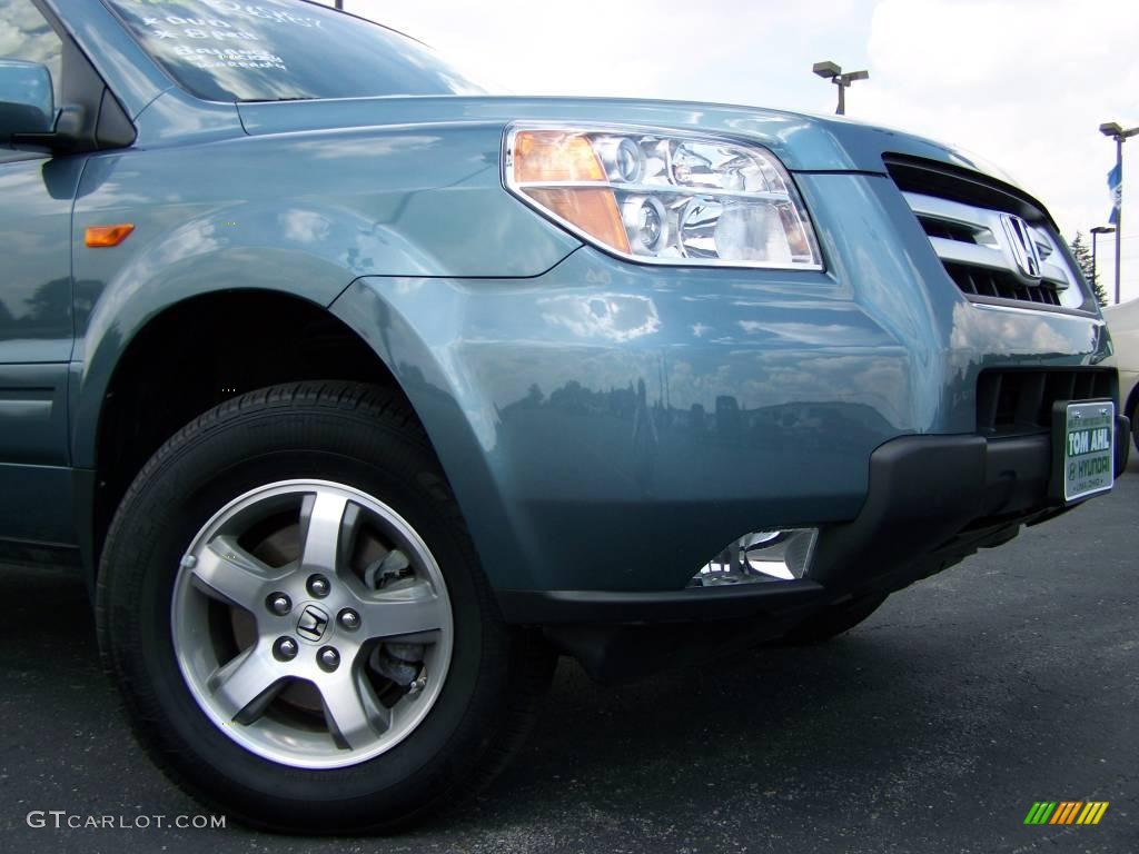 2008 Pilot Special Edition 4WD - Steel Blue Metallic / Gray photo #2