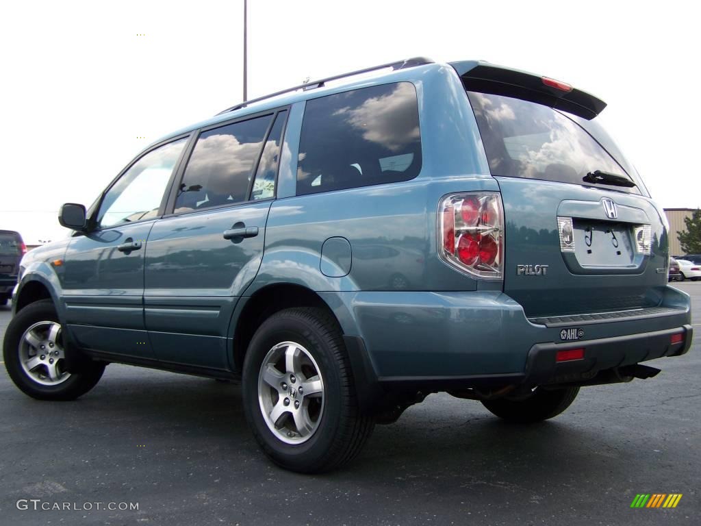 2008 Pilot Special Edition 4WD - Steel Blue Metallic / Gray photo #4