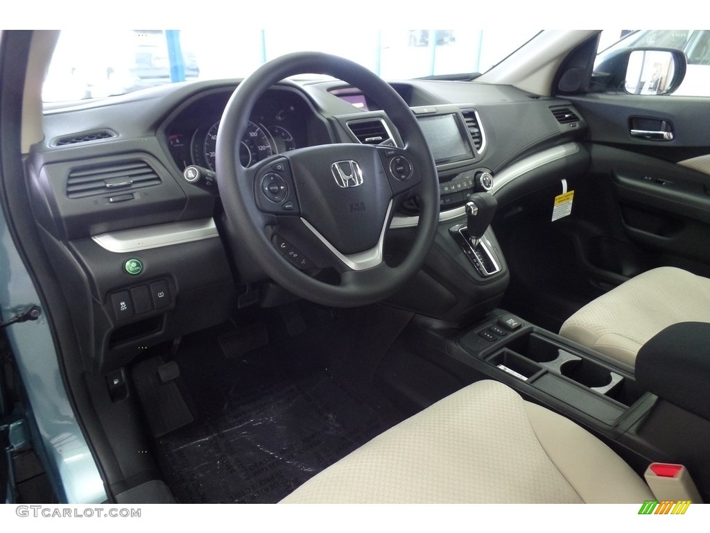 2016 CR-V EX AWD - Mountain Air Metallic / Beige photo #5