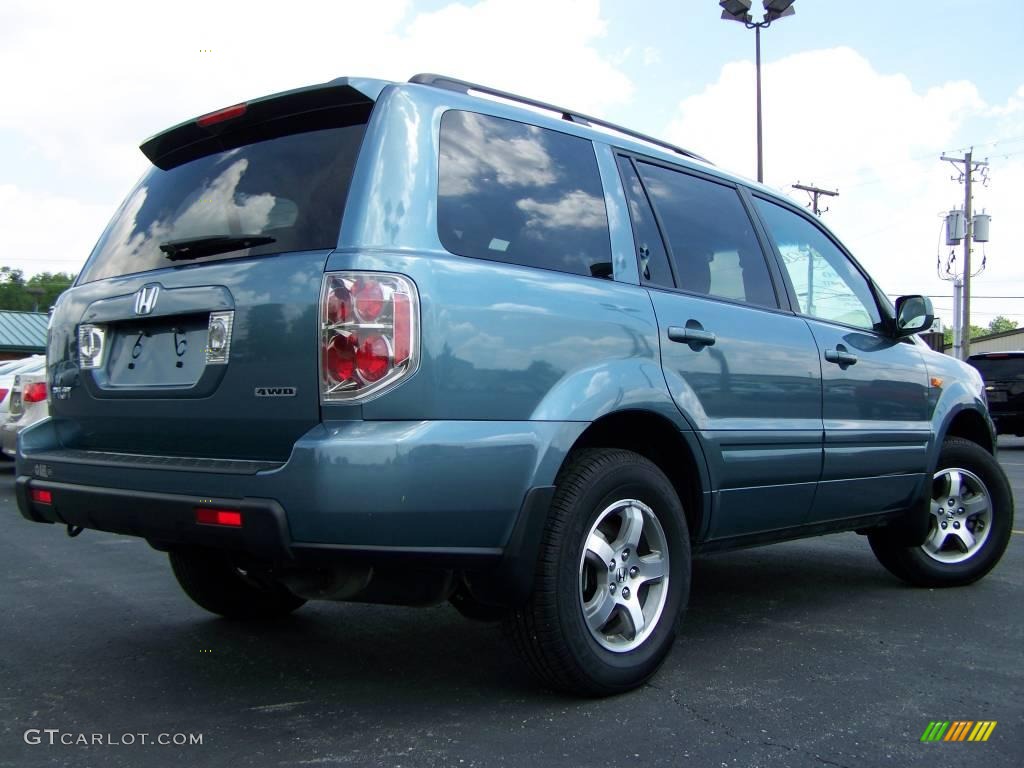 2008 Pilot Special Edition 4WD - Steel Blue Metallic / Gray photo #7