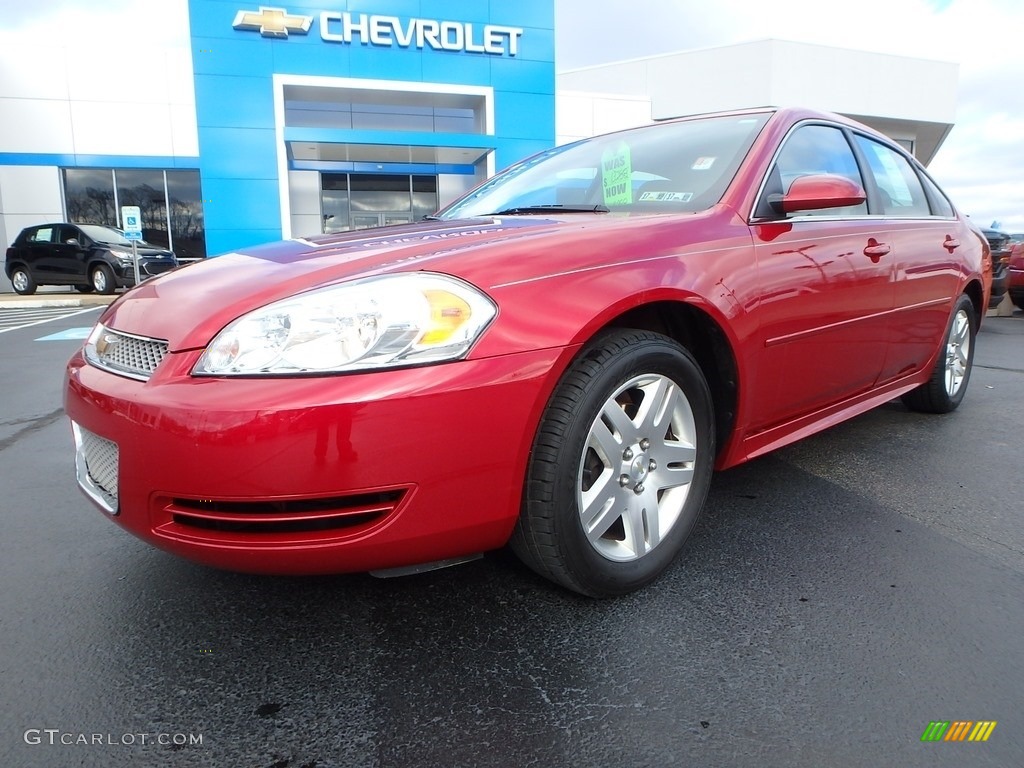 2013 Impala LT - Crystal Red Tintcoat / Ebony photo #2