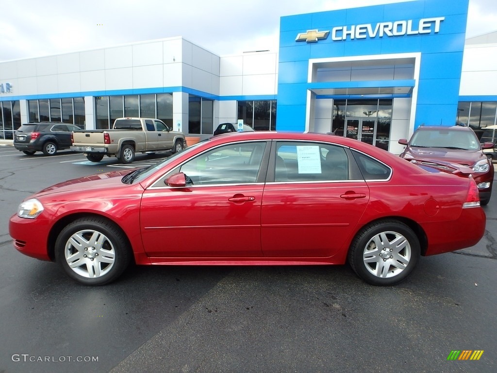 2013 Impala LT - Crystal Red Tintcoat / Ebony photo #3