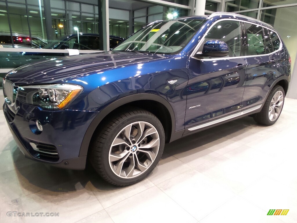 Deep Sea Blue Metallic 2017 BMW X3 xDrive28i Exterior Photo #117386443