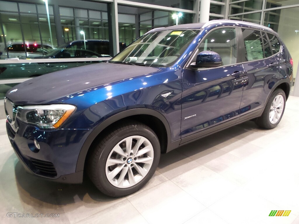 Deep Sea Blue Metallic 2017 BMW X3 xDrive28i Exterior Photo #117387013