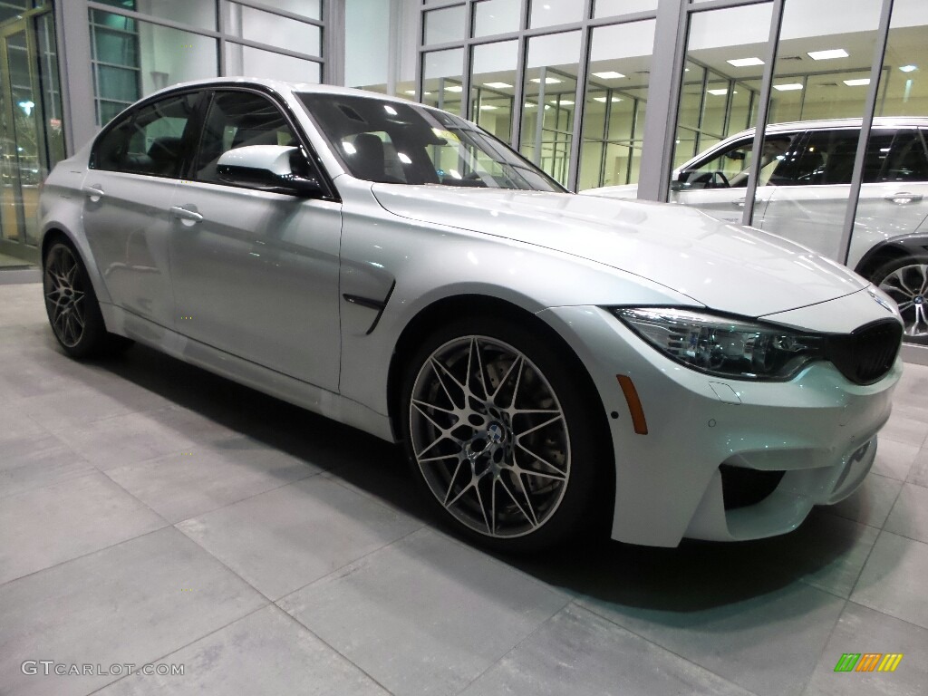 2017 M3 Sedan - Mineral White Metallic / Black photo #1