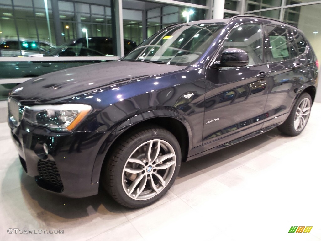 Carbon Black Metallic 2017 BMW X3 xDrive35i Exterior Photo #117387241