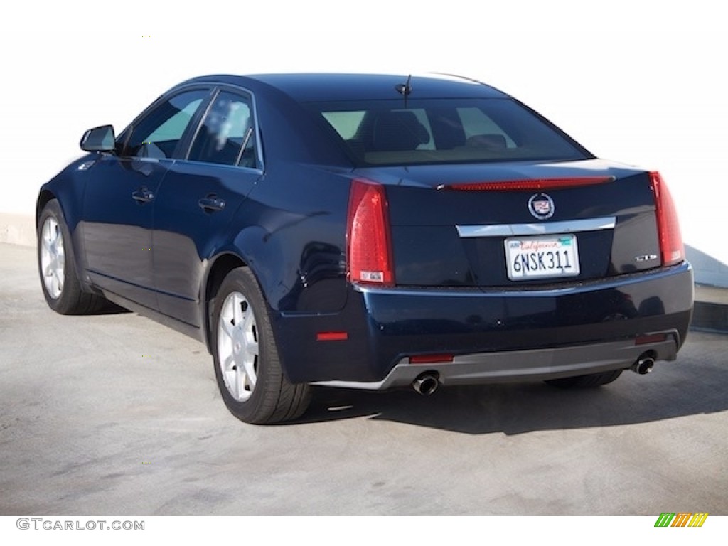 2008 CTS Sedan - Blue Chip / Cashmere/Cocoa photo #2