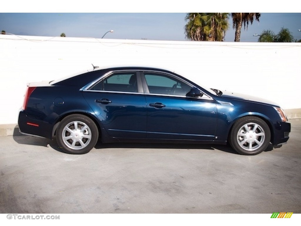 2008 CTS Sedan - Blue Chip / Cashmere/Cocoa photo #8