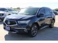 2017 Fathom Blue Pearl Acura MDX Advance  photo #3