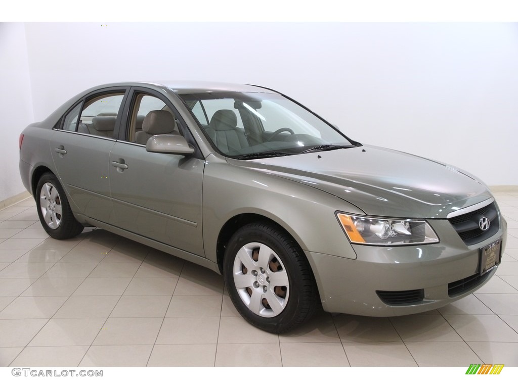 2008 Sonata GLS - Natural Khaki Green / Beige photo #1