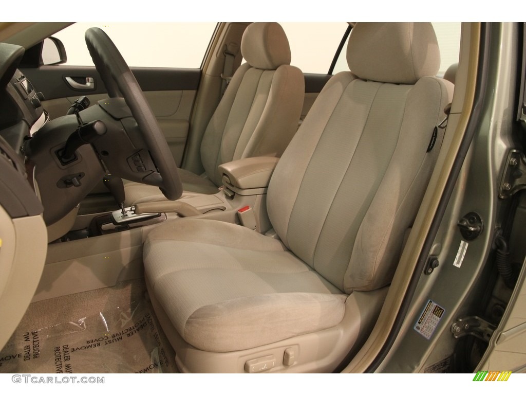 2008 Sonata GLS - Natural Khaki Green / Beige photo #5