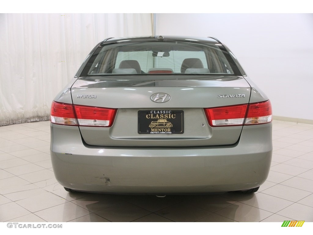2008 Sonata GLS - Natural Khaki Green / Beige photo #15