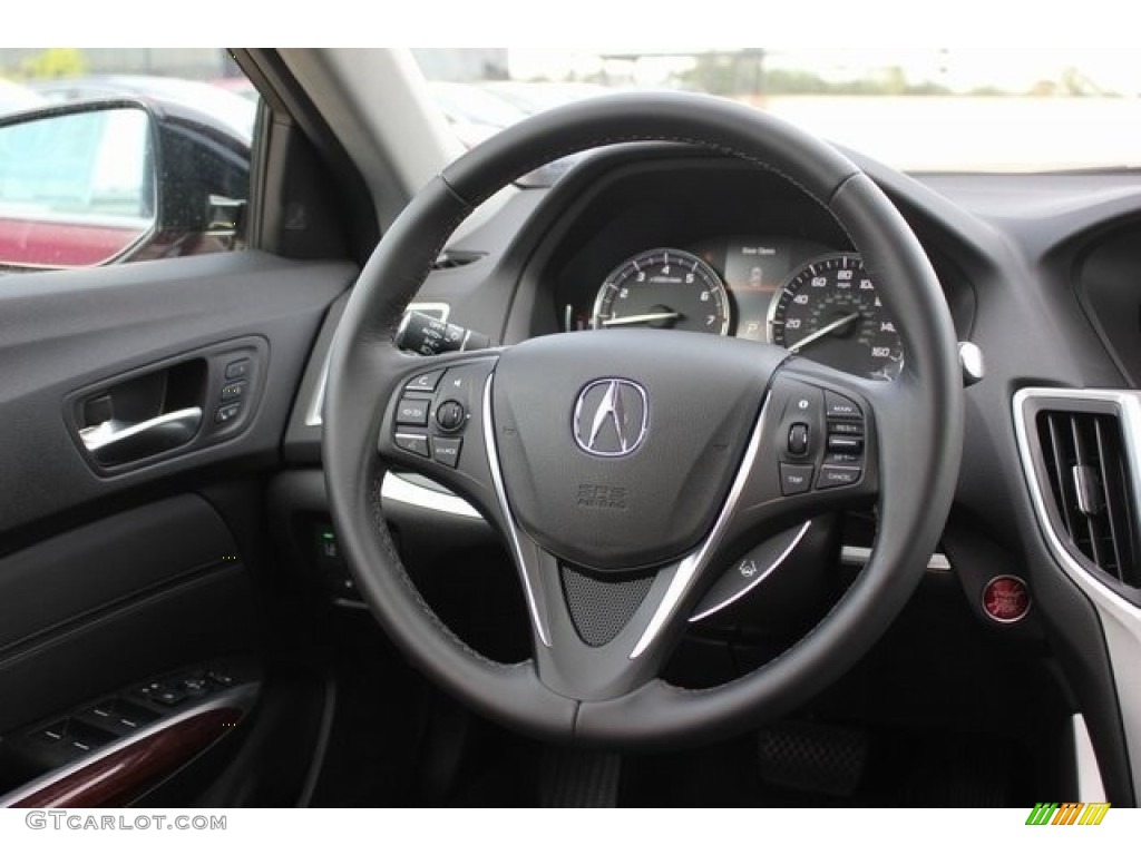 2017 TLX Technology Sedan - San Marino Red / Ebony photo #27