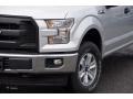 2017 Ingot Silver Ford F150 XL SuperCab 4x4  photo #2