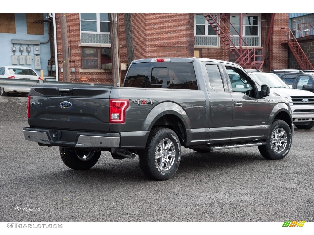 2017 F150 XLT SuperCab 4x4 - Magnetic / Earth Gray photo #3