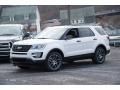 2017 White Platinum Ford Explorer Sport 4WD  photo #1