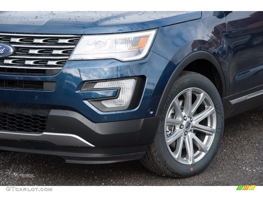 2017 Explorer Limited 4WD - Blue Jeans / Ebony Black photo #2