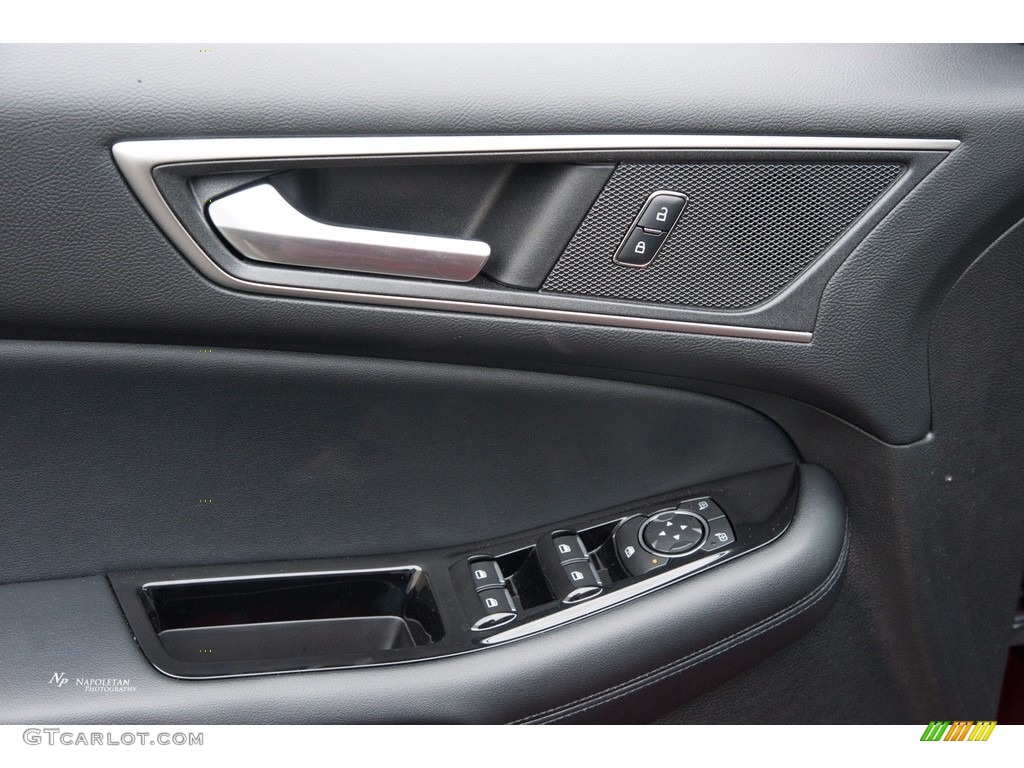 2017 Edge SEL AWD - Ruby Red Metallic / Ebony photo #4