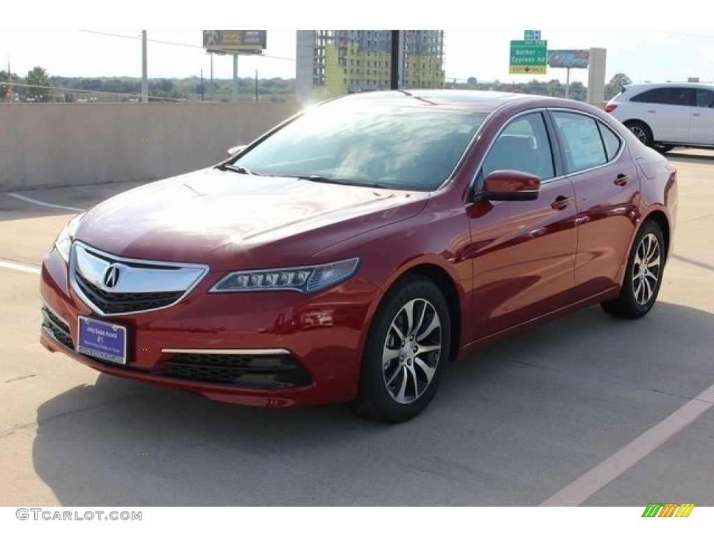 2017 TLX Sedan - San Marino Red / Parchment photo #3