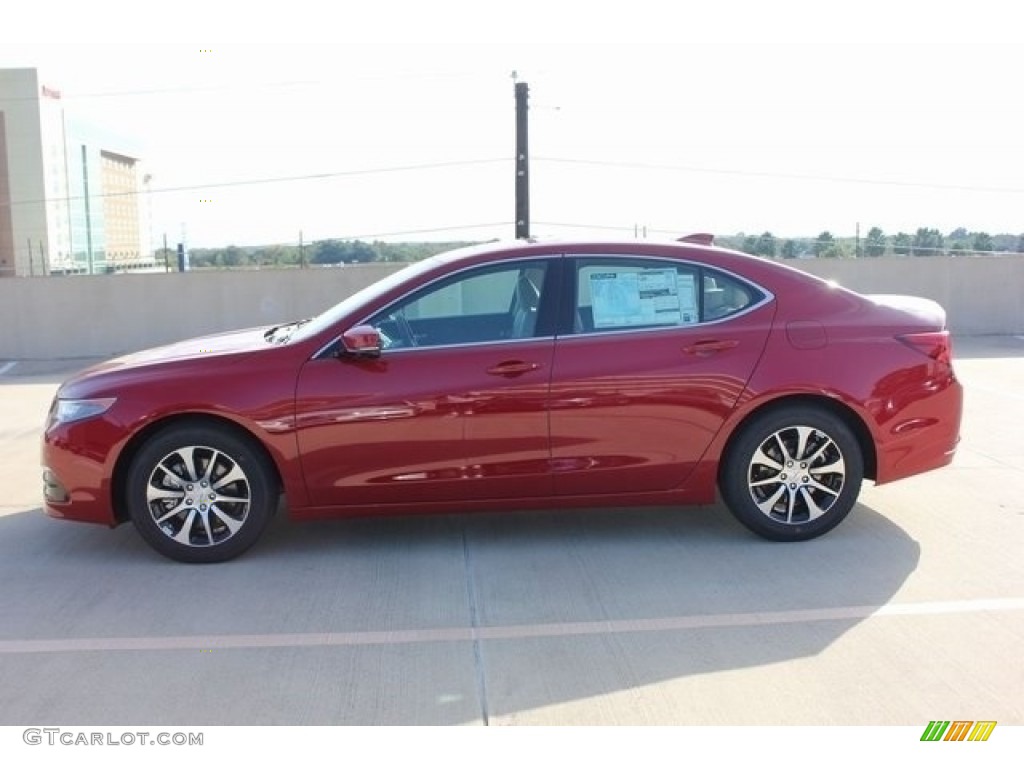 2017 TLX Sedan - San Marino Red / Parchment photo #4