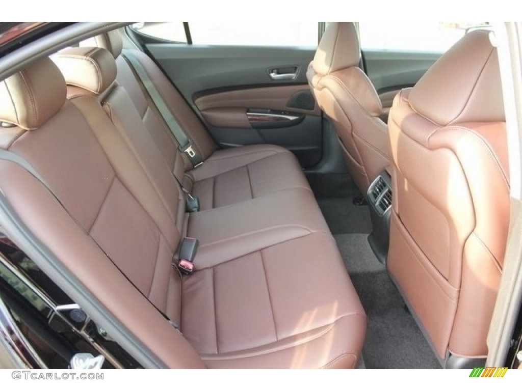 2017 Acura TLX V6 SH-AWD Advance Sedan Rear Seat Photo #117390382