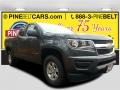 Cyber Gray Metallic 2017 Chevrolet Colorado WT Extended Cab 4x4