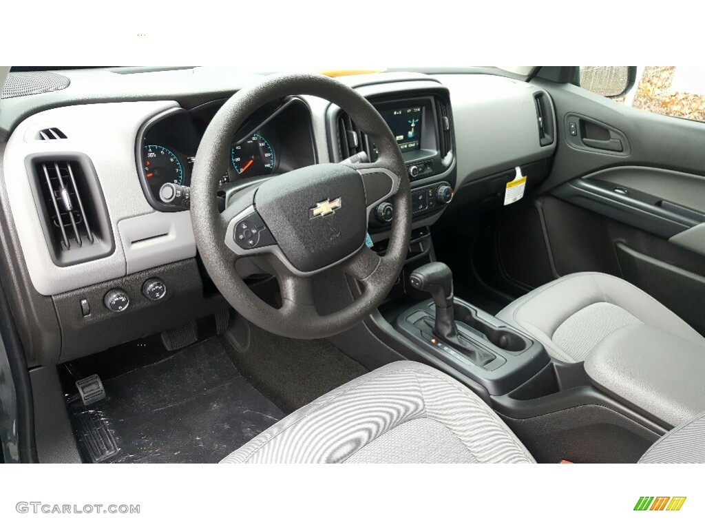 Jet Black/­Dark Ash Interior 2017 Chevrolet Colorado WT Extended Cab 4x4 Photo #117391210