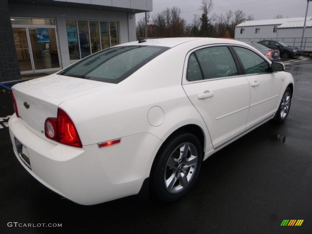 2008 Malibu LT Sedan - White / Ebony photo #7