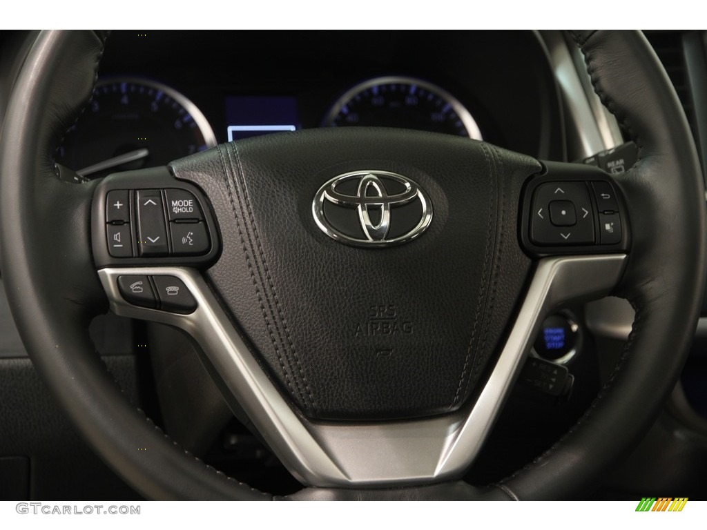 2015 Highlander Limited AWD - Attitude Black Metallic / Black photo #8