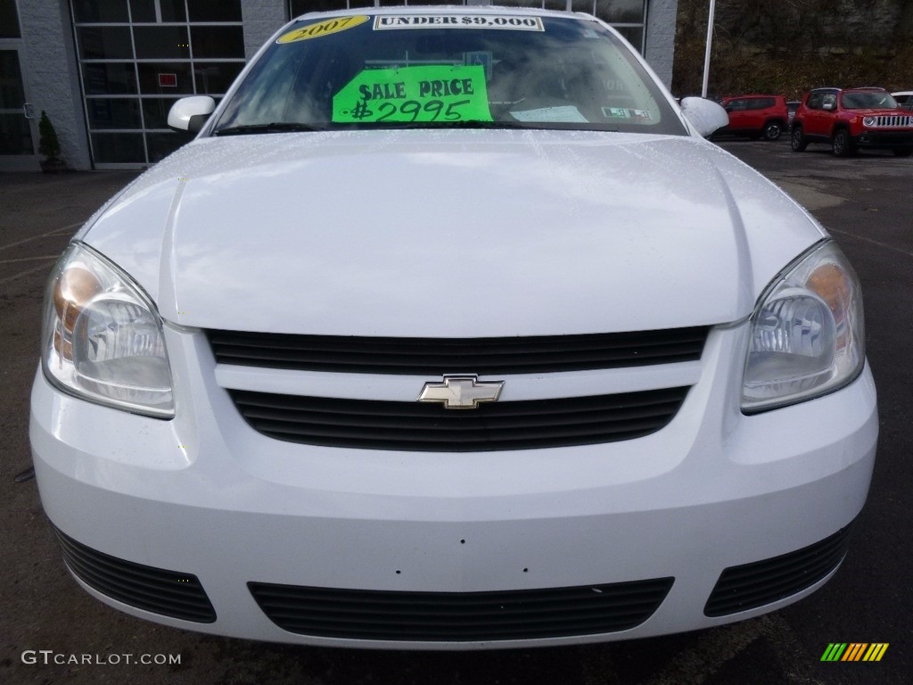 2007 Cobalt LT Sedan - Summit White / Neutral Beige photo #8