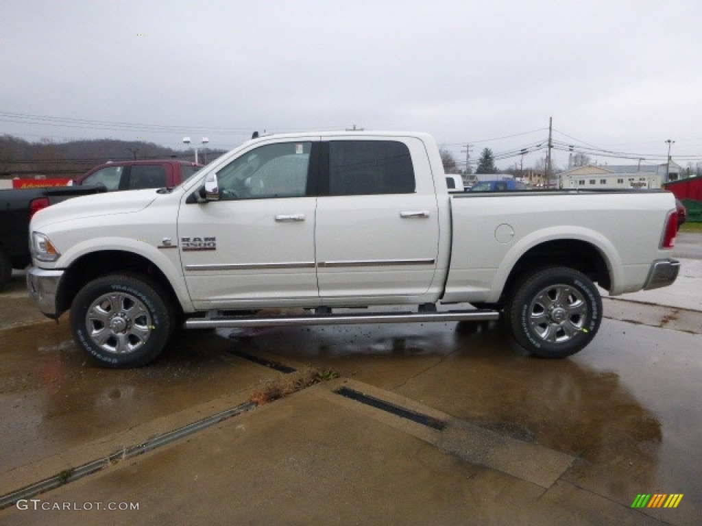 Bright White 2017 Ram 3500 Laramie Crew Cab 4x4 Exterior Photo #117392606