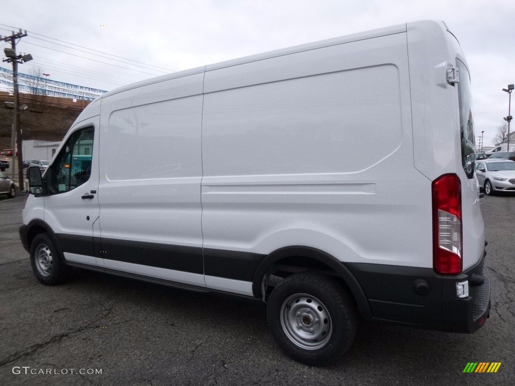 2017 Transit Van 350 MR Long - Oxford White / Pewter photo #6