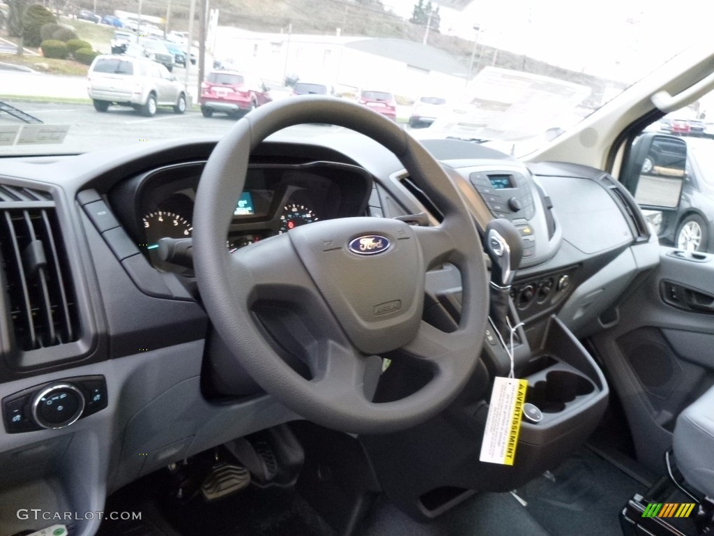 2017 Transit Van 350 MR Long - Oxford White / Pewter photo #11